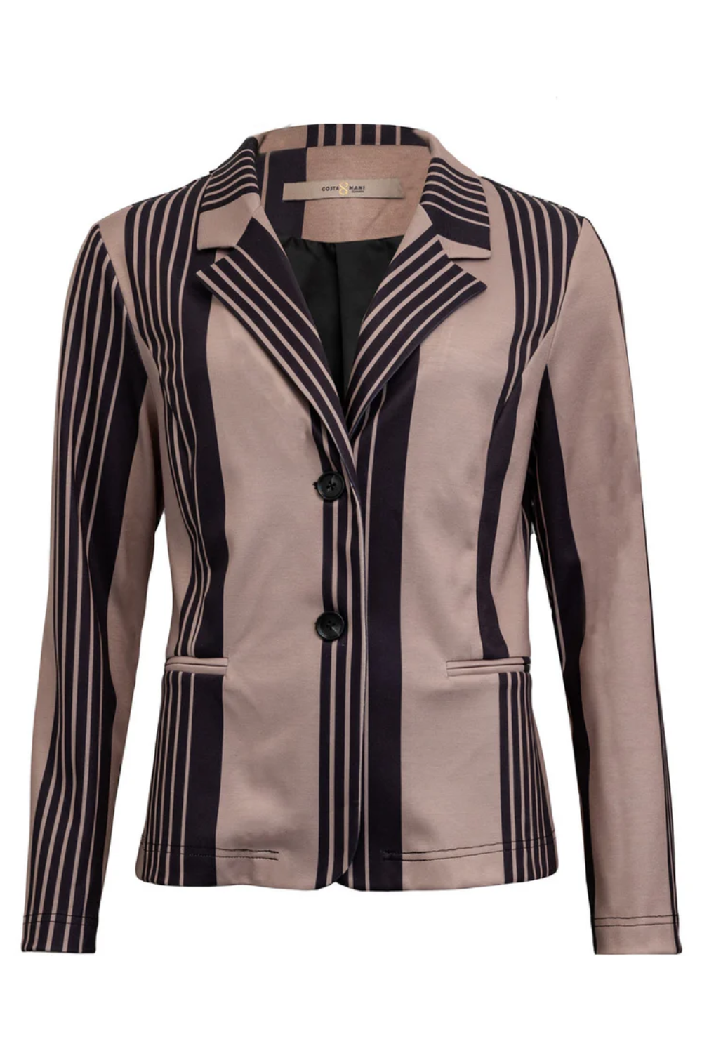 Cozzy Blazer - Black Stripe