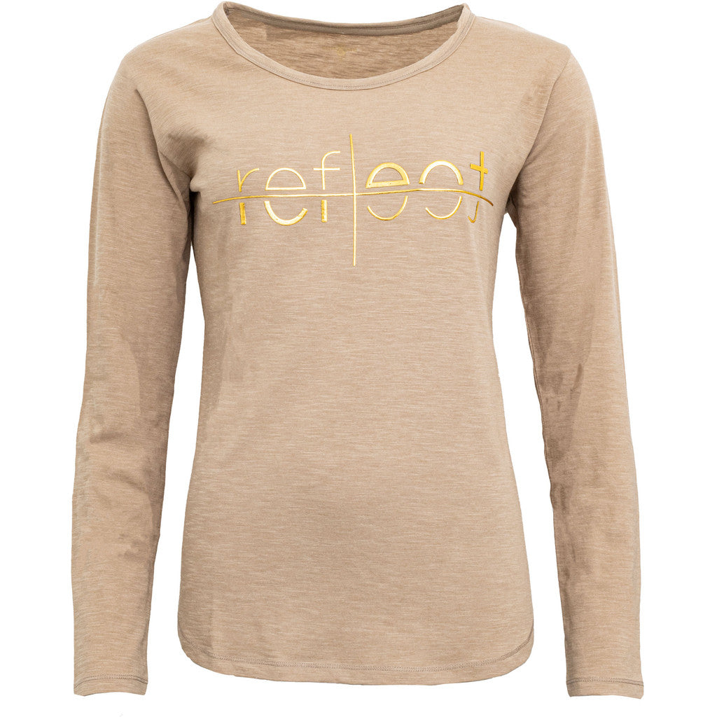 Costamani Reflect Tee T-shirts Sand W/Gold