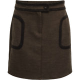 Costamani Rosling Skirt Skirts Army/Grey