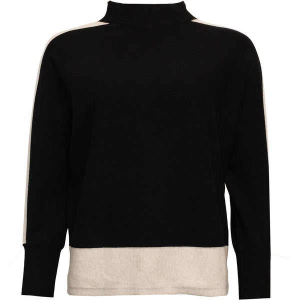Costamani Rue Pullover Knits Black / Sand