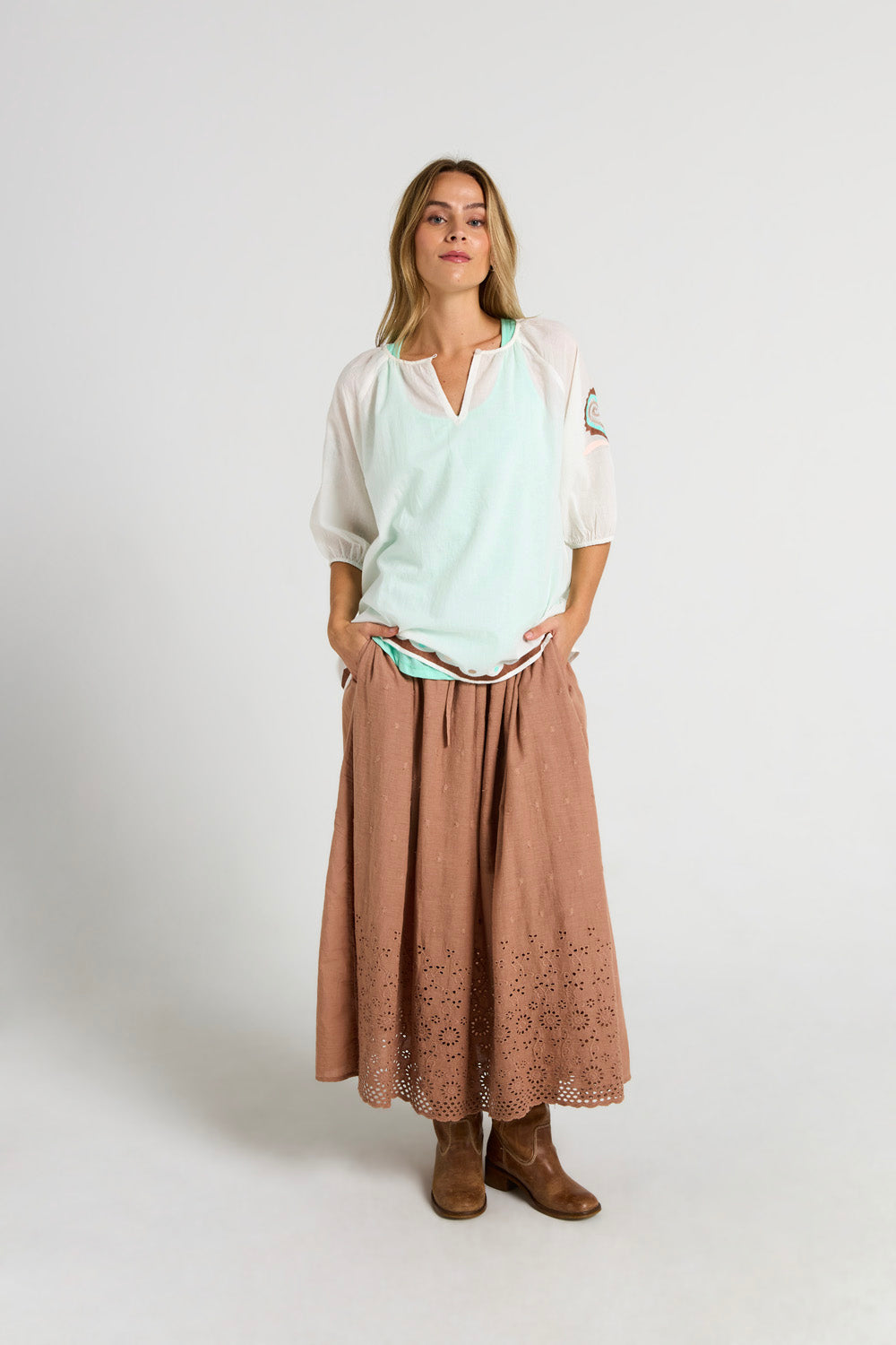 Costamani Sand Skirt Skirts Hazelnut