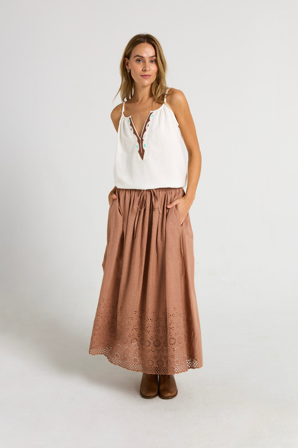 Costamani Sand Skirt Skirts Hazelnut