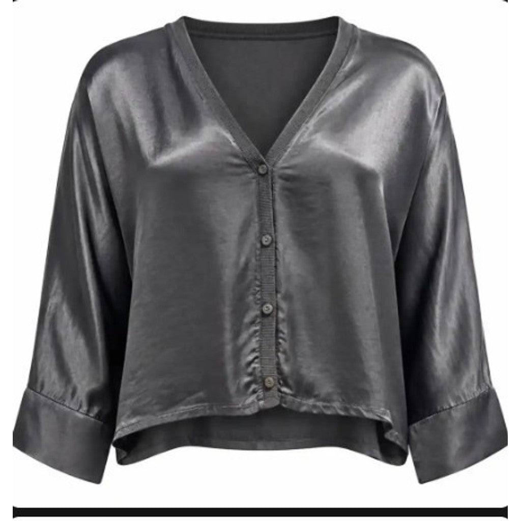 Costamani Satin Cardigan Cardigan Grey