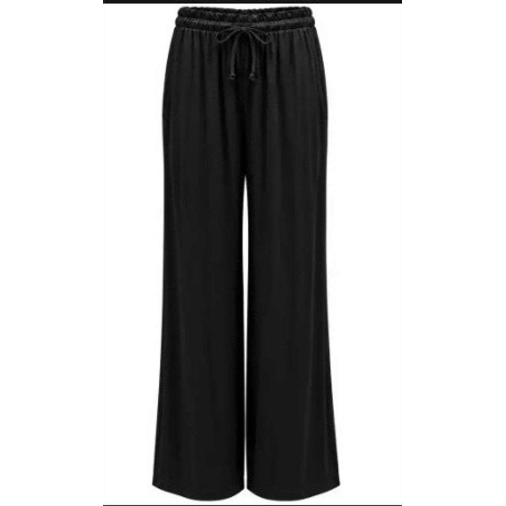Costamani Satin Pants Pants Black