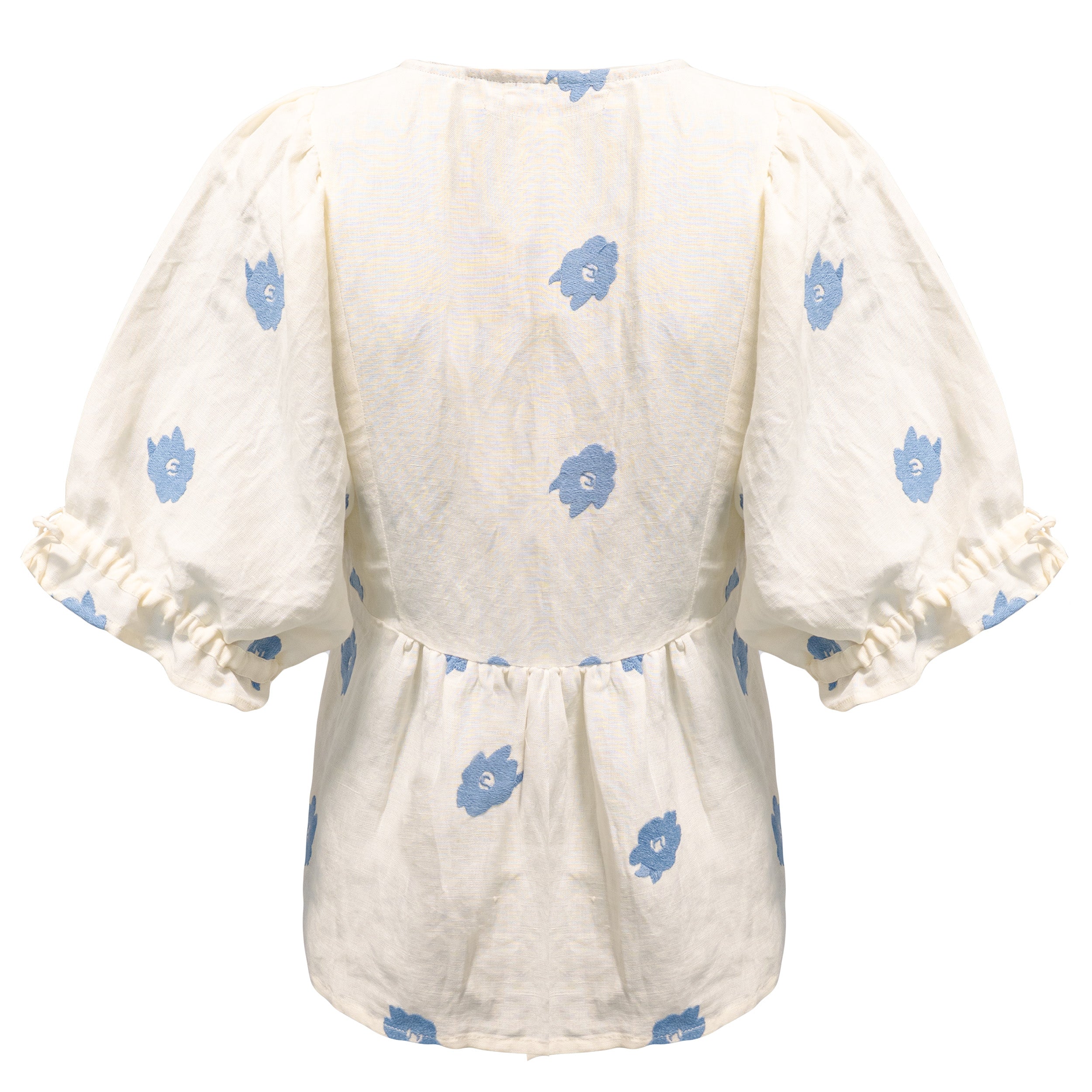 Costamani Sea Blouse Blouse Blue Flower