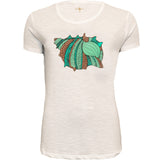Costamani Seashell Tee T-shirts Aqua Mix
