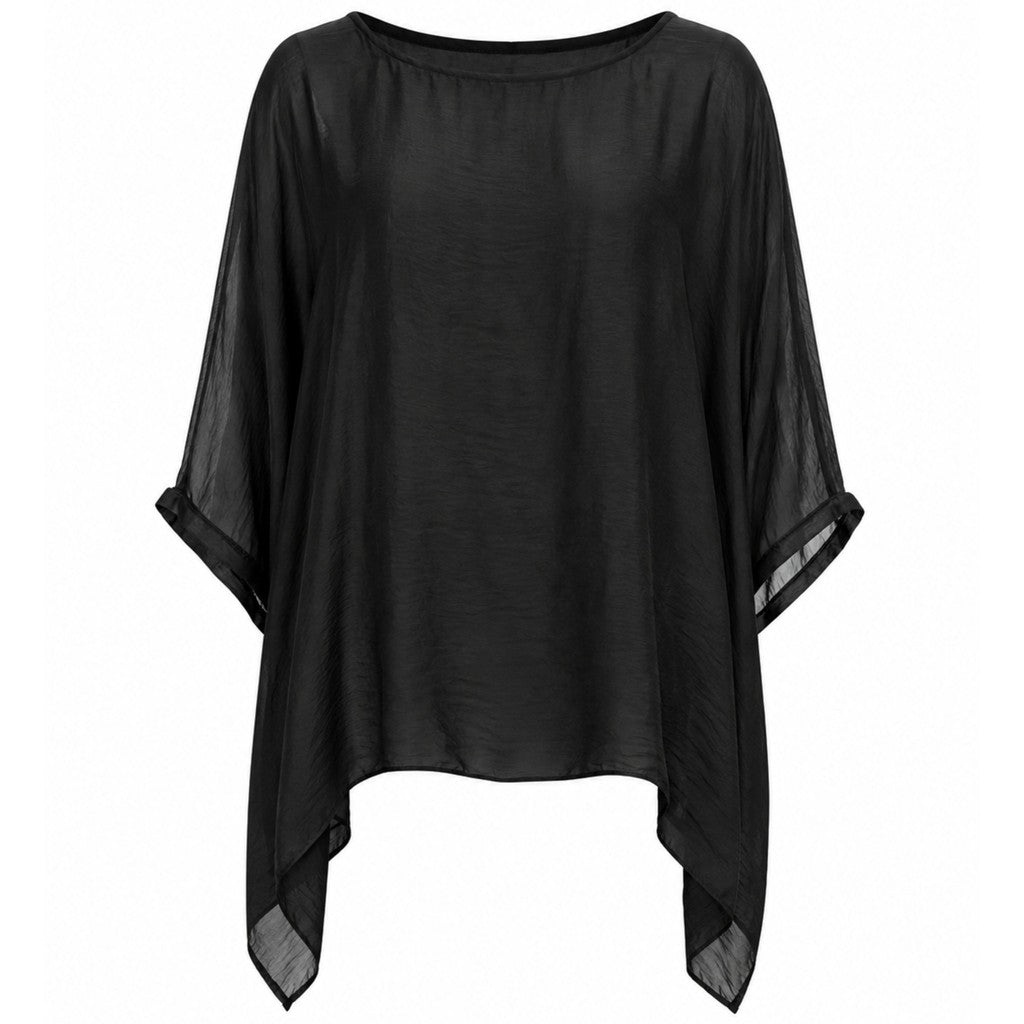 Costamani Silky bat Blouse Blouse Black