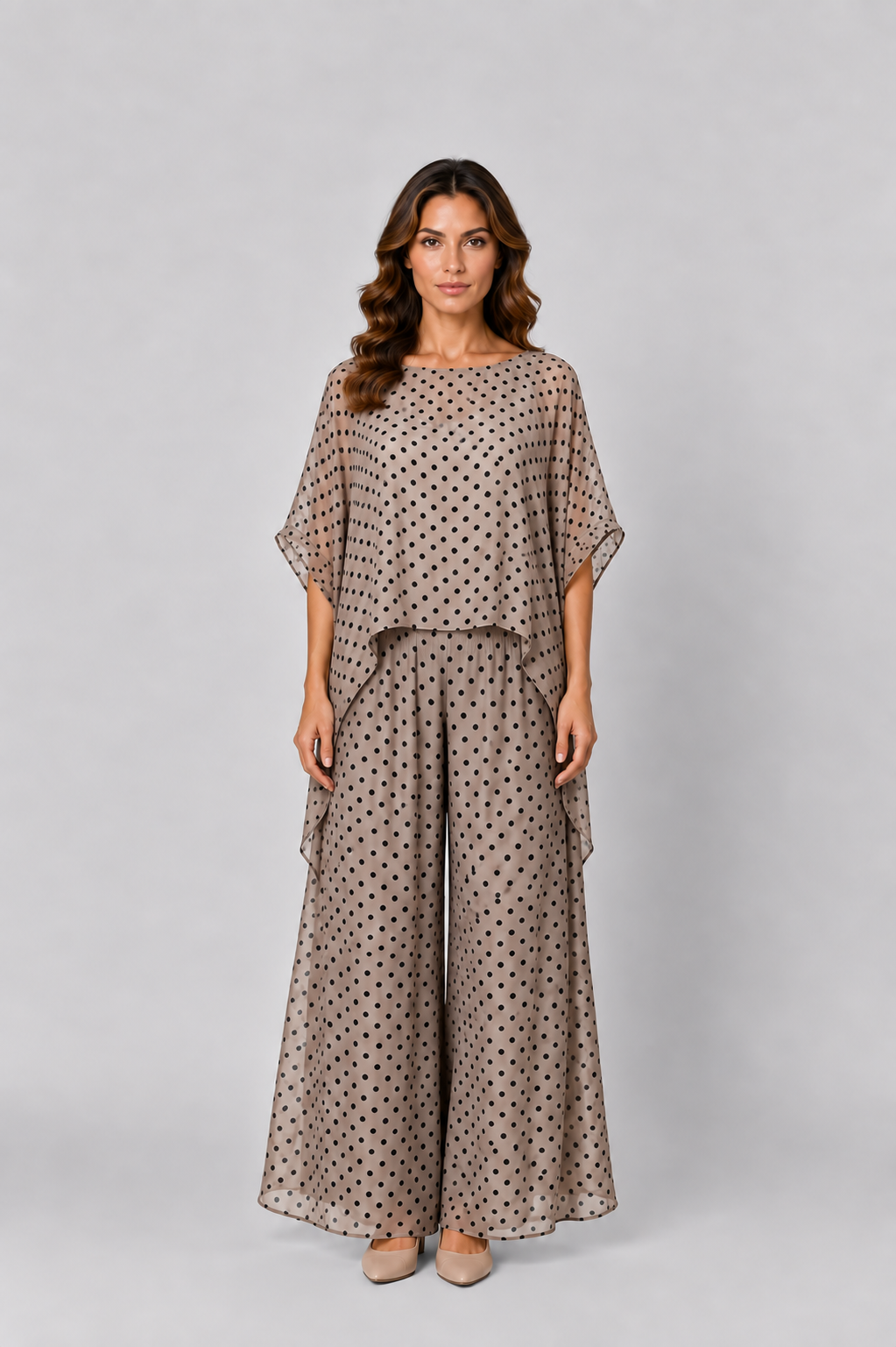 Costamani Silky bat Blouse Blouse Dot
