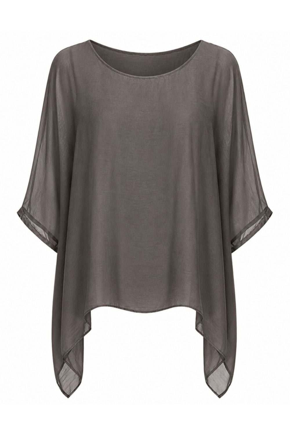 Costamani Silky bat Blouse Blouse Grey