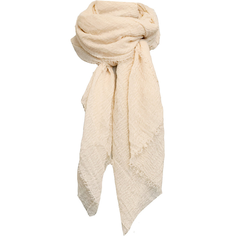 Costamani Solid Scarf Accessories Whisper White