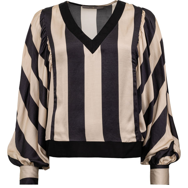 Costamani Stripe Blouse Blouse Stripe black