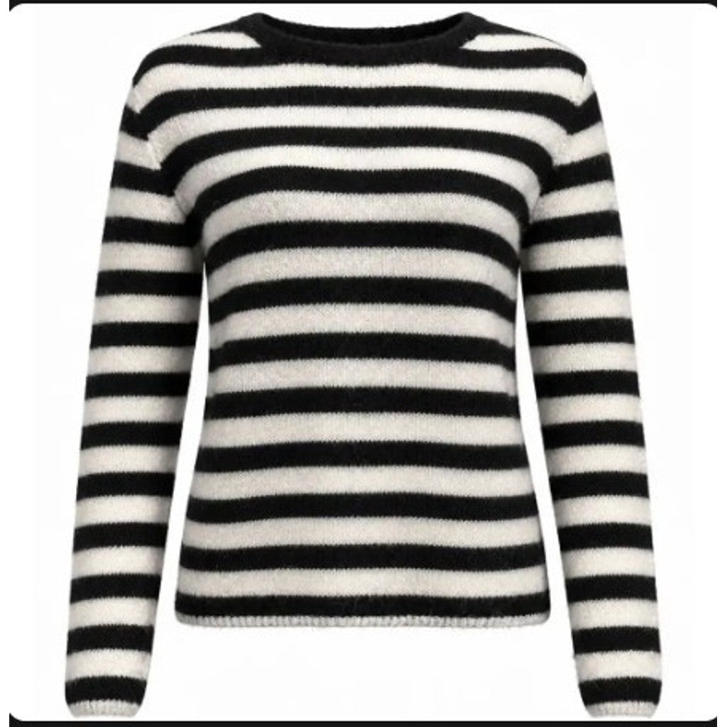 Costamani Stripe Pullover Knits Black