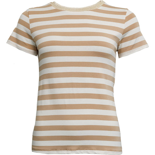 Tonny Stripe Tee - Sand Stripes
