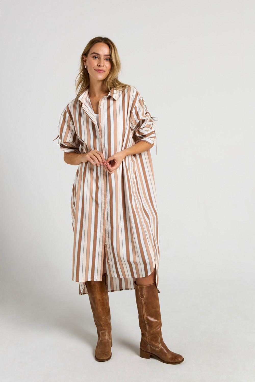 Costamani Towel Long Shirt Shirts Combo stripe