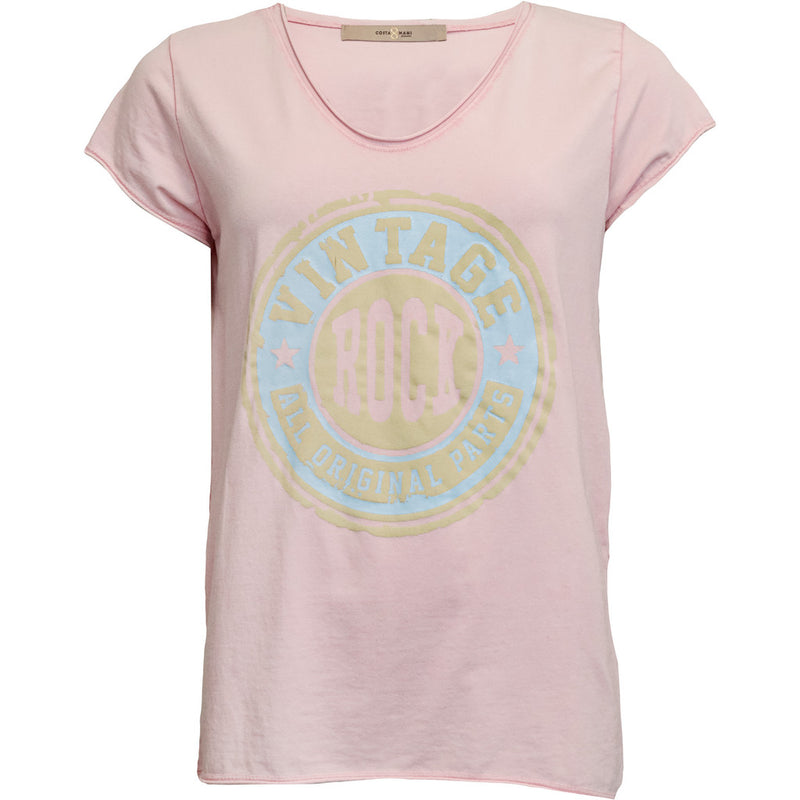 Costamani Vintage Tee T-shirts Rosa