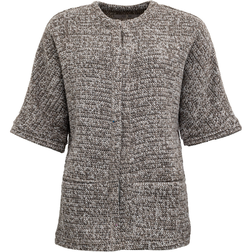 Costamani Warm Cardigan Jacket Mix Choco/Grey
