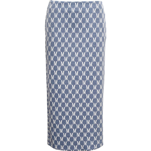 Watson Skirt - Denim Letters