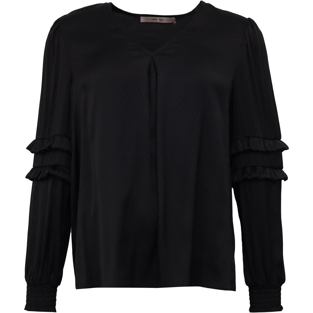 Costamani Wave Blouse Blouse Black