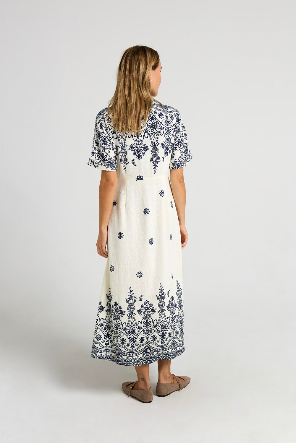 Costamani Wishi Dress Dresses Sea Blue Flower
