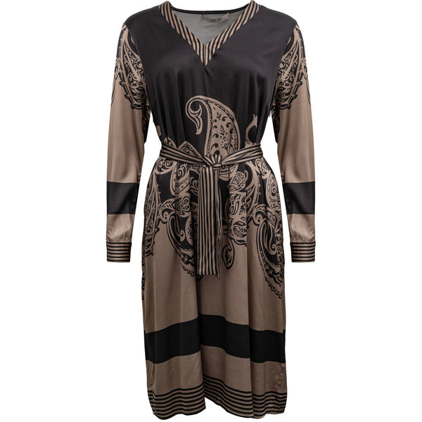 Costamani York Long Dress Dresses Black Paisley