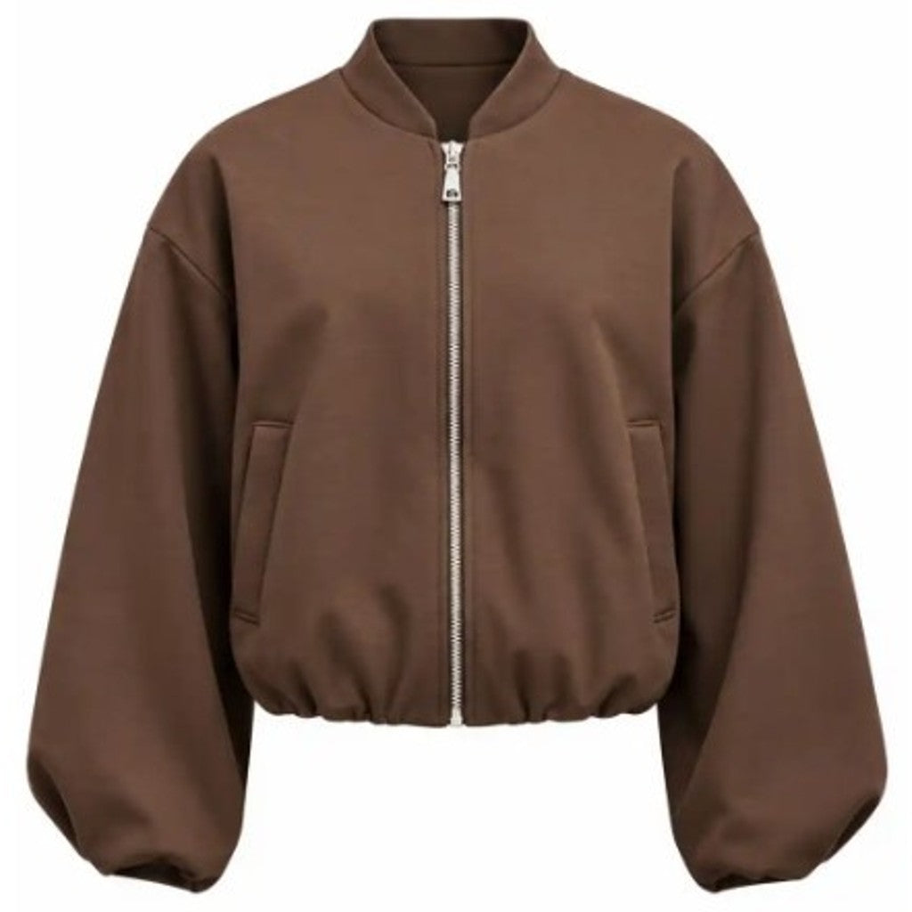 Costamani Zip Cardigan Cardigan Choco