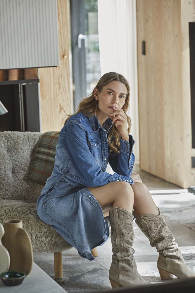 Faded denim Jacket - Denim