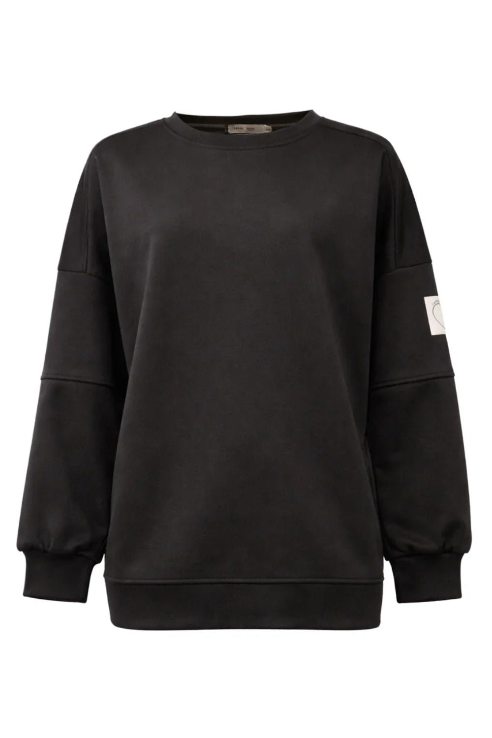 Alba Solid sweat - Black